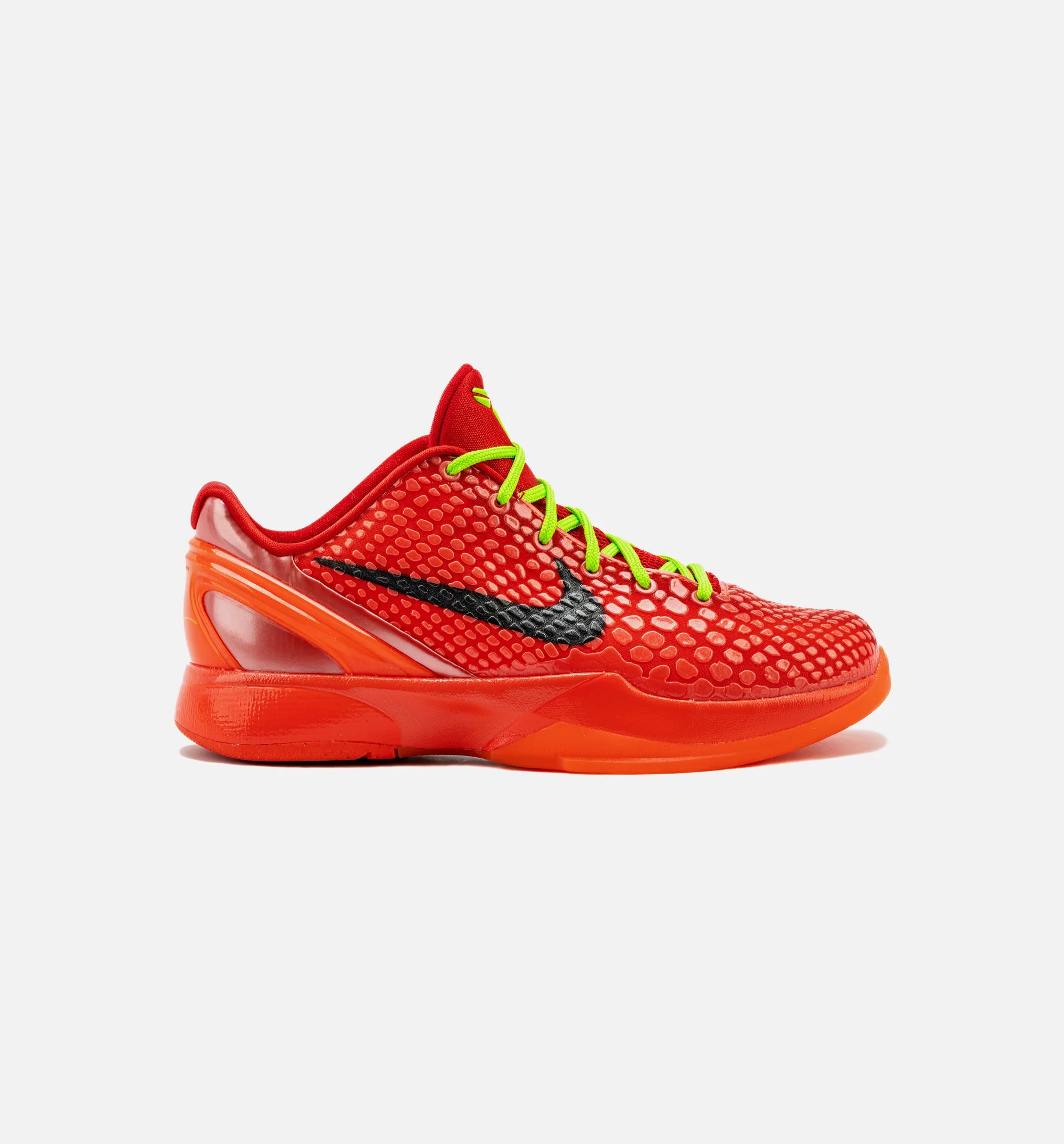 Kobe VI Protro Reverse Grade School Basketball Shoe Bright Crimson Black Electric Green Limit One Per Customer