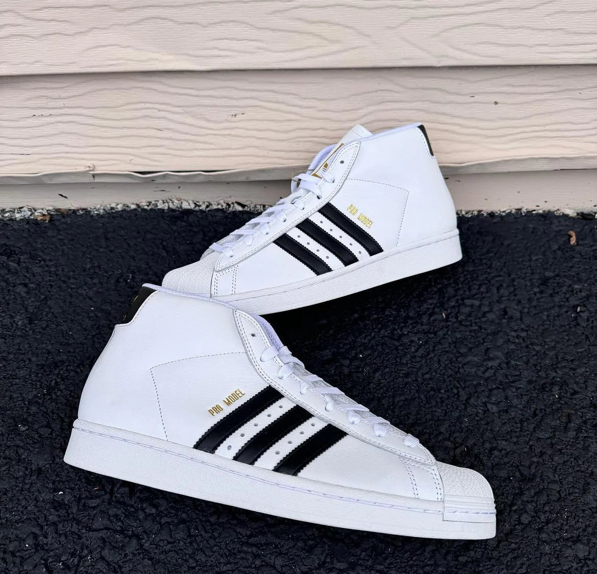 Adidas Pro Model ADV White Black Gold