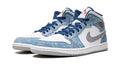 Jordan 1 Mid French Blue