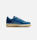 Air Force 1 Retro Patent Denim Mens Lifestyle Shoe Coastal Blue Natural Flax Coastal Blue