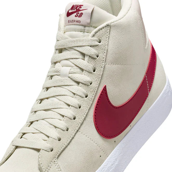 Nike SB Zoom Blazer Mid Pale Ivory Noble Red Silt Red