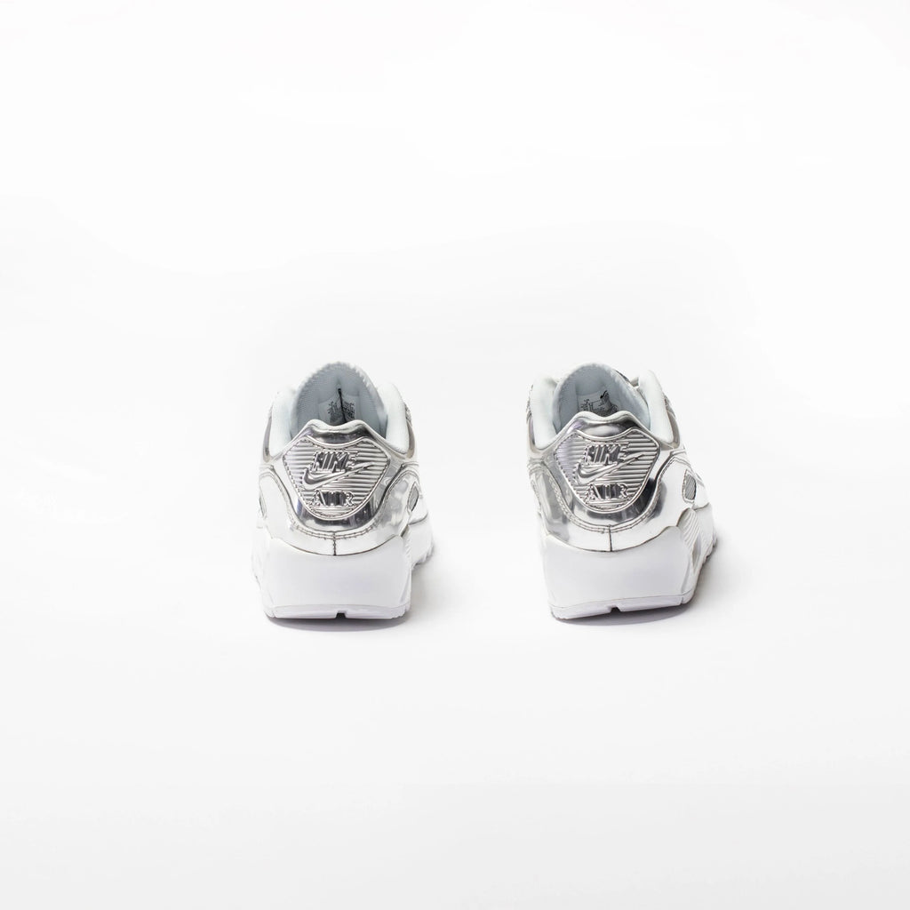 Air Max 90 Womens Running Shoe Platinum Silver Light Grey