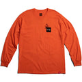 Chocolate Vincent Alvarez Crete Street Longsleeve Tee Orange