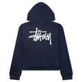 Basic Stussy Zip Hoodie Navy