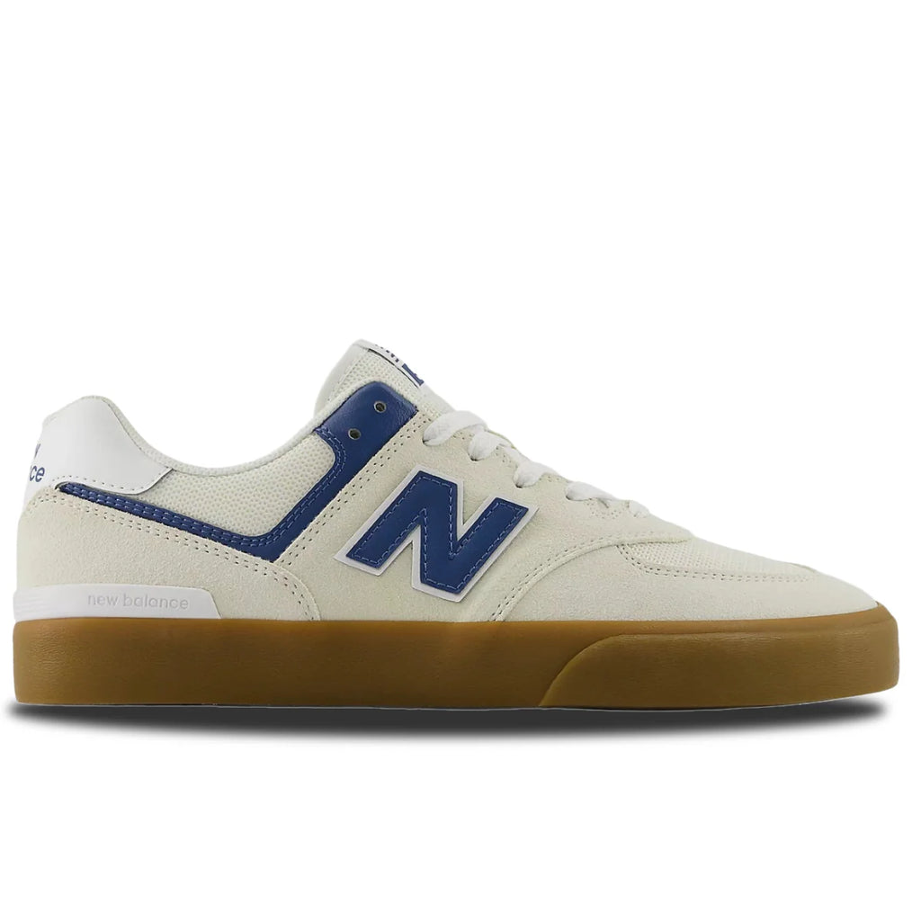 New Balance Numeric 574 Vulc White Biue