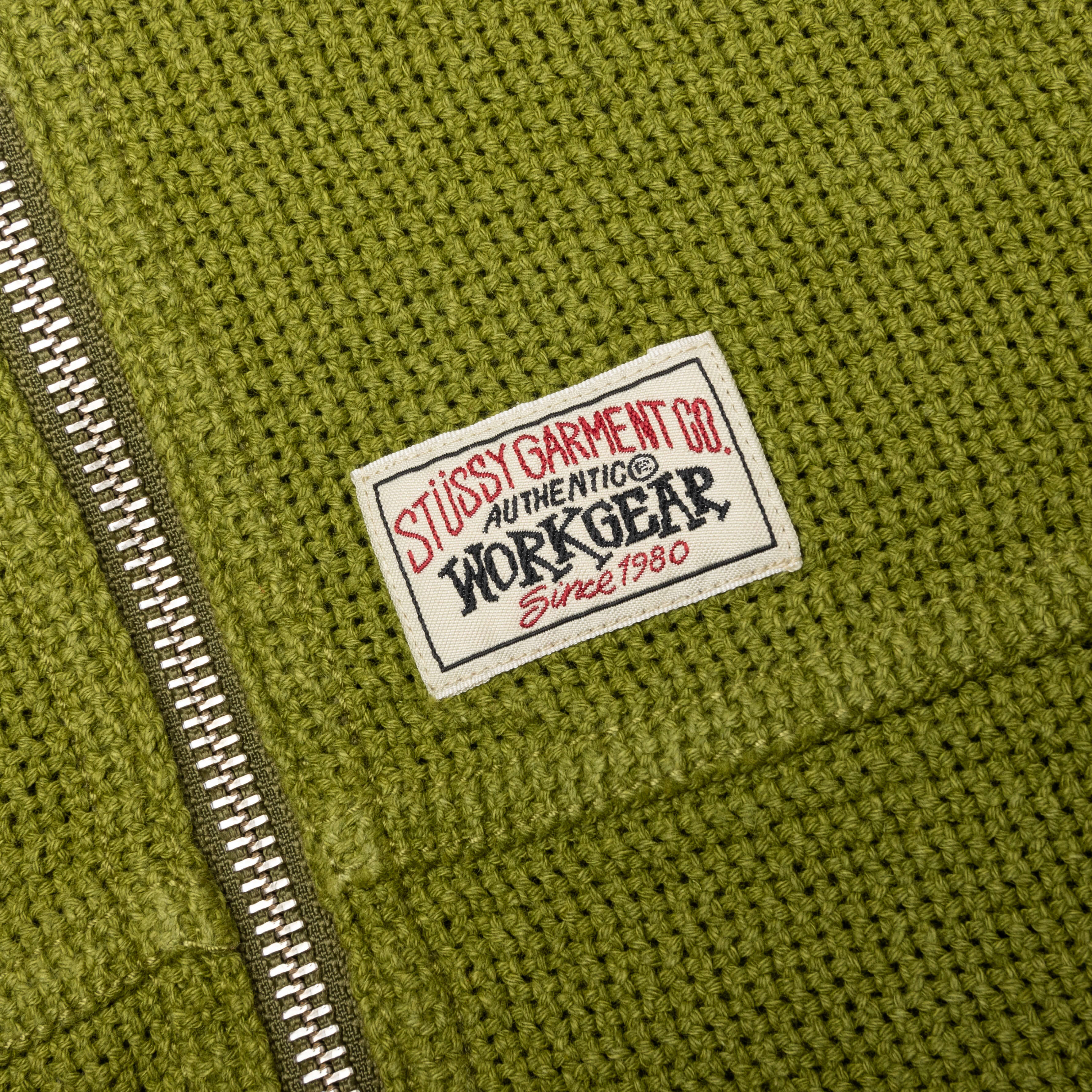 Work Jacket Cotton Mesh Green