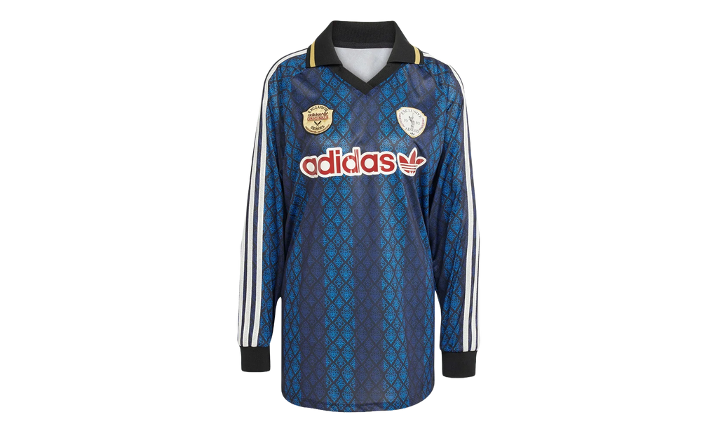 Originals Retro Sports Cricket-Inspired Long Sleeve Jersey WMNS "Black / Night Indigo" KA4383