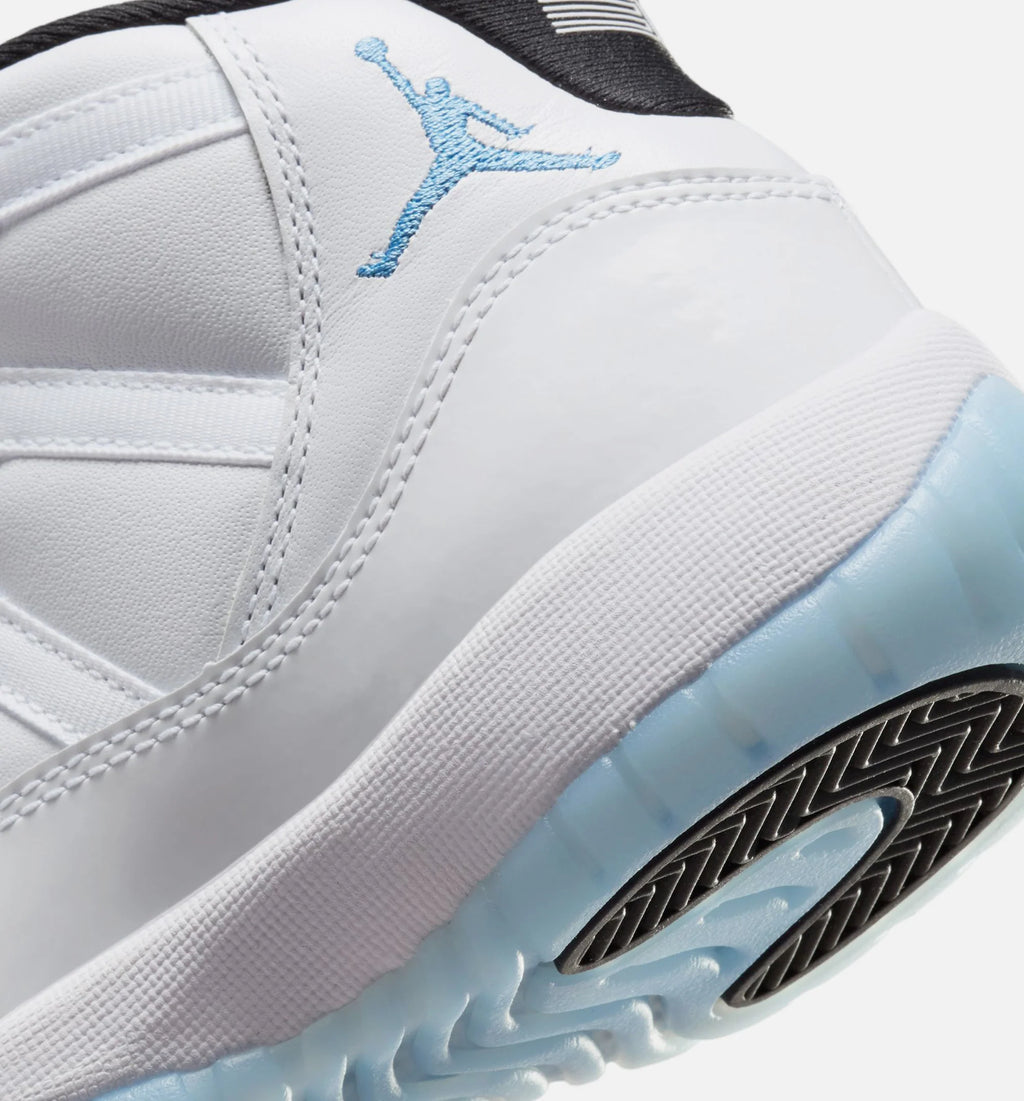 Air Jordan 11 Retro Legend Blue Grade School Lifestyle Shoe White Legend Blue Black Free Shipping