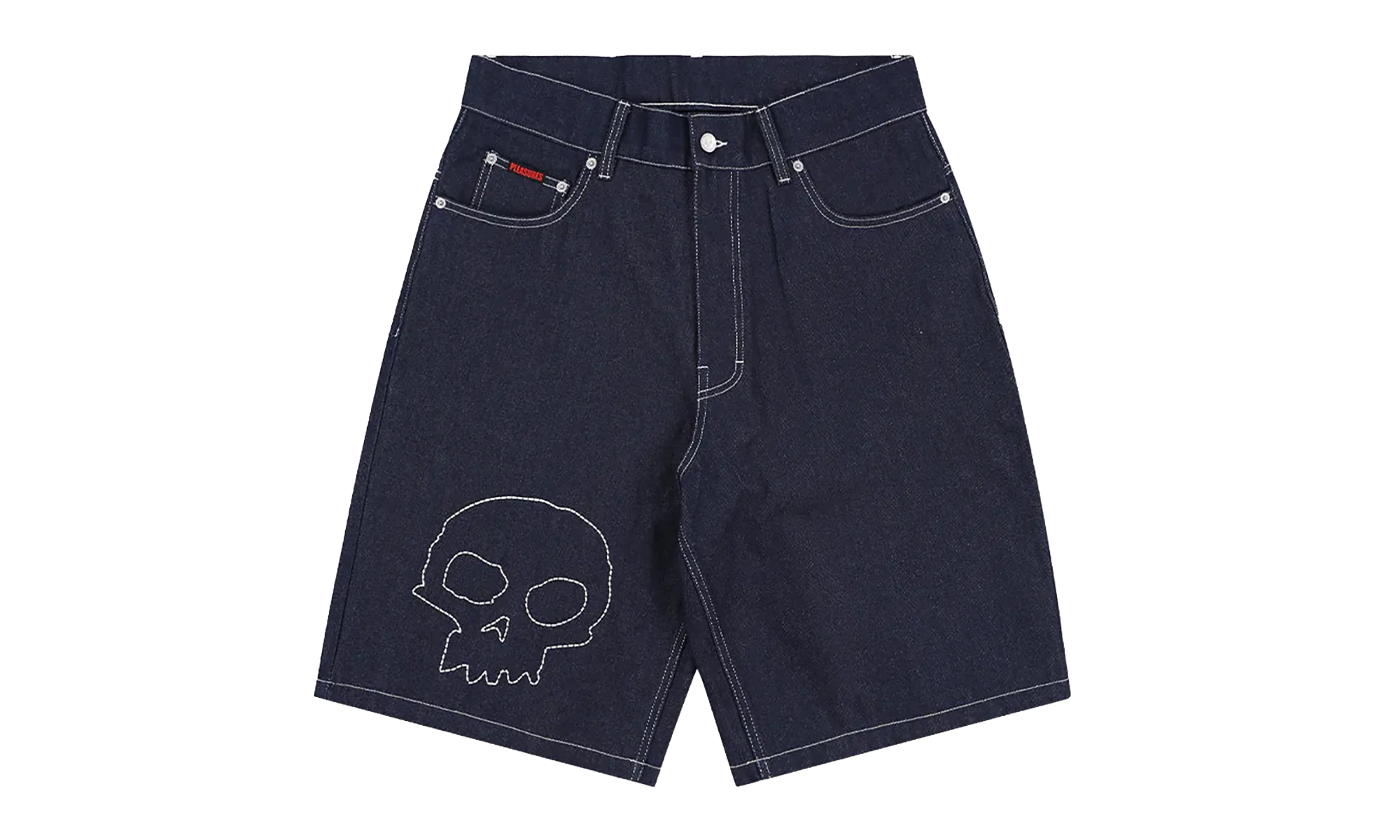 Skull Denim Jorts "Zero - Blue" P26SPZ007-RAW