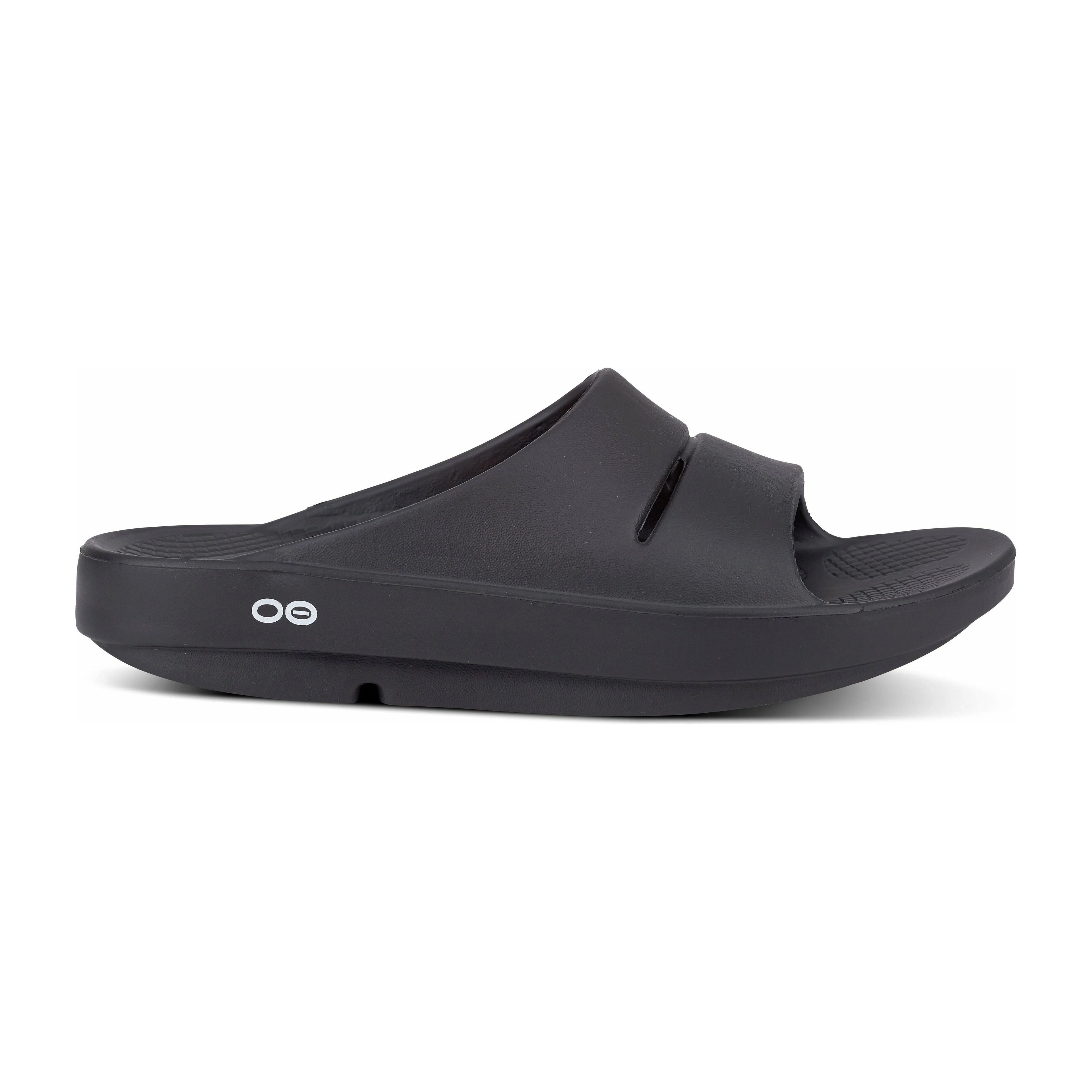 Unisex Ooahh Slide Sandals in Black