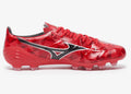 Mizuno Aplha II Pro FG Firm Ground Soccer Cleats Red Black