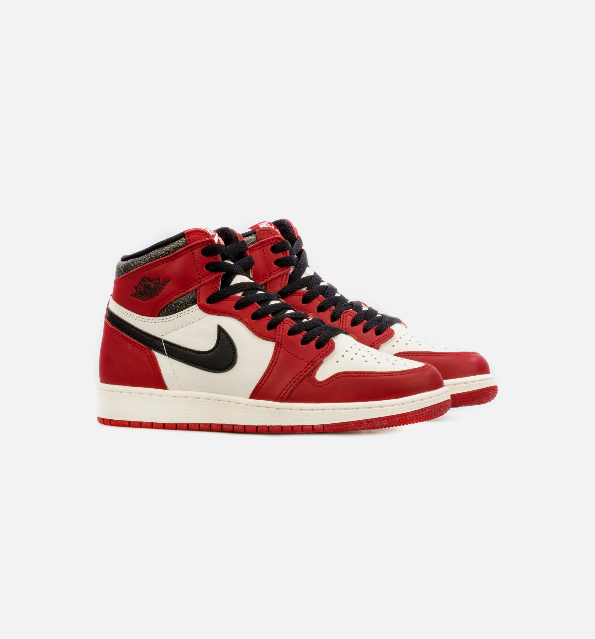 Air Jordan 1 High OG Chicago Lost Found Grade School Lifestyle Shoe Red Black Limit One Per Customer