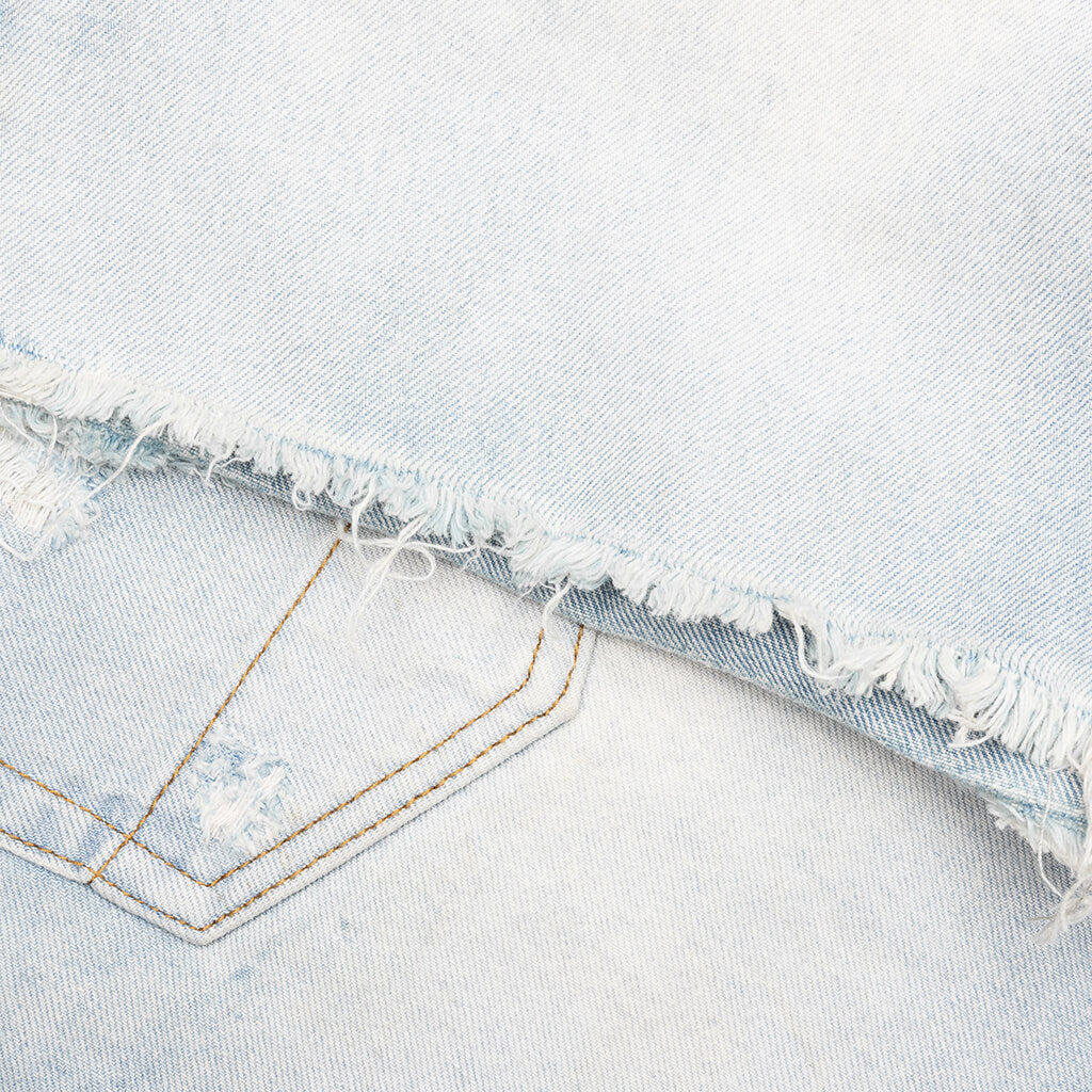 Ian Slim Denim Short Vintage Light Blue