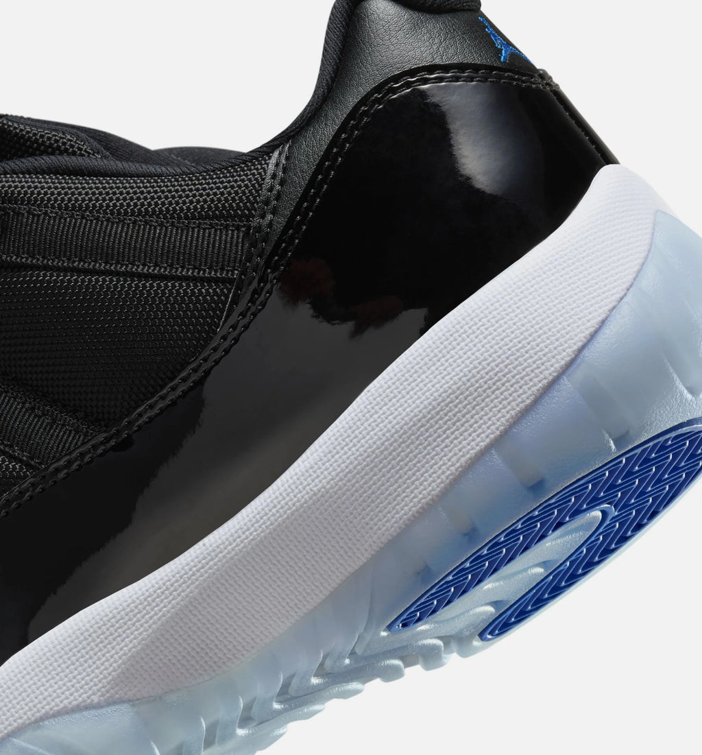 Air Jordan 11 Retro Low Black and Varsity Royal Mens Lifestyle Shoe Black Varsity Royal White