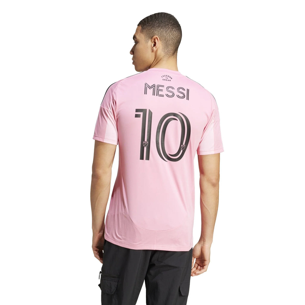 adidas Mens Inter Miami CF Messi Home Jersey 25 26 Pink