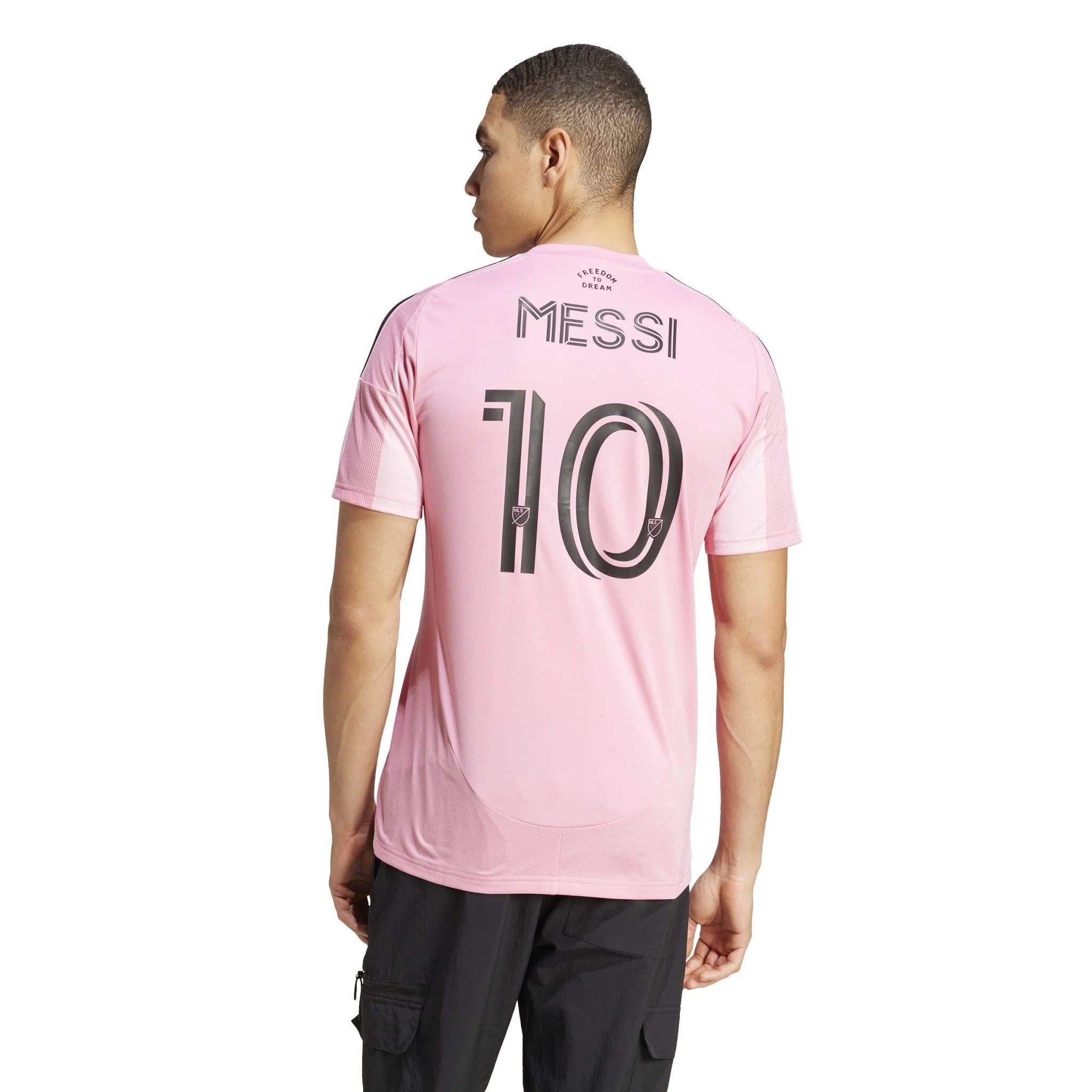 adidas Mens Inter Miami CF Messi Home Jersey 25 26 Pink