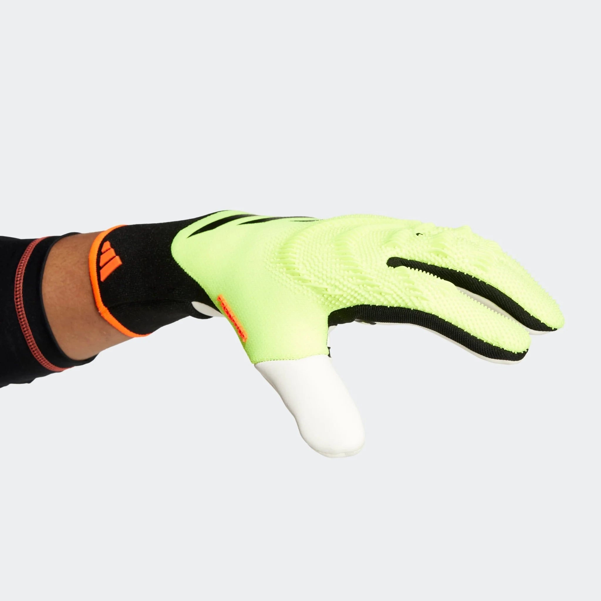 adidas Predator Pro Goalkeeper Gloves Solar Yellow Black Solar Red