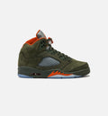Air Jordan 5 Retro Olive Mens Lifestyle Shoe Army Olive Solar Orange