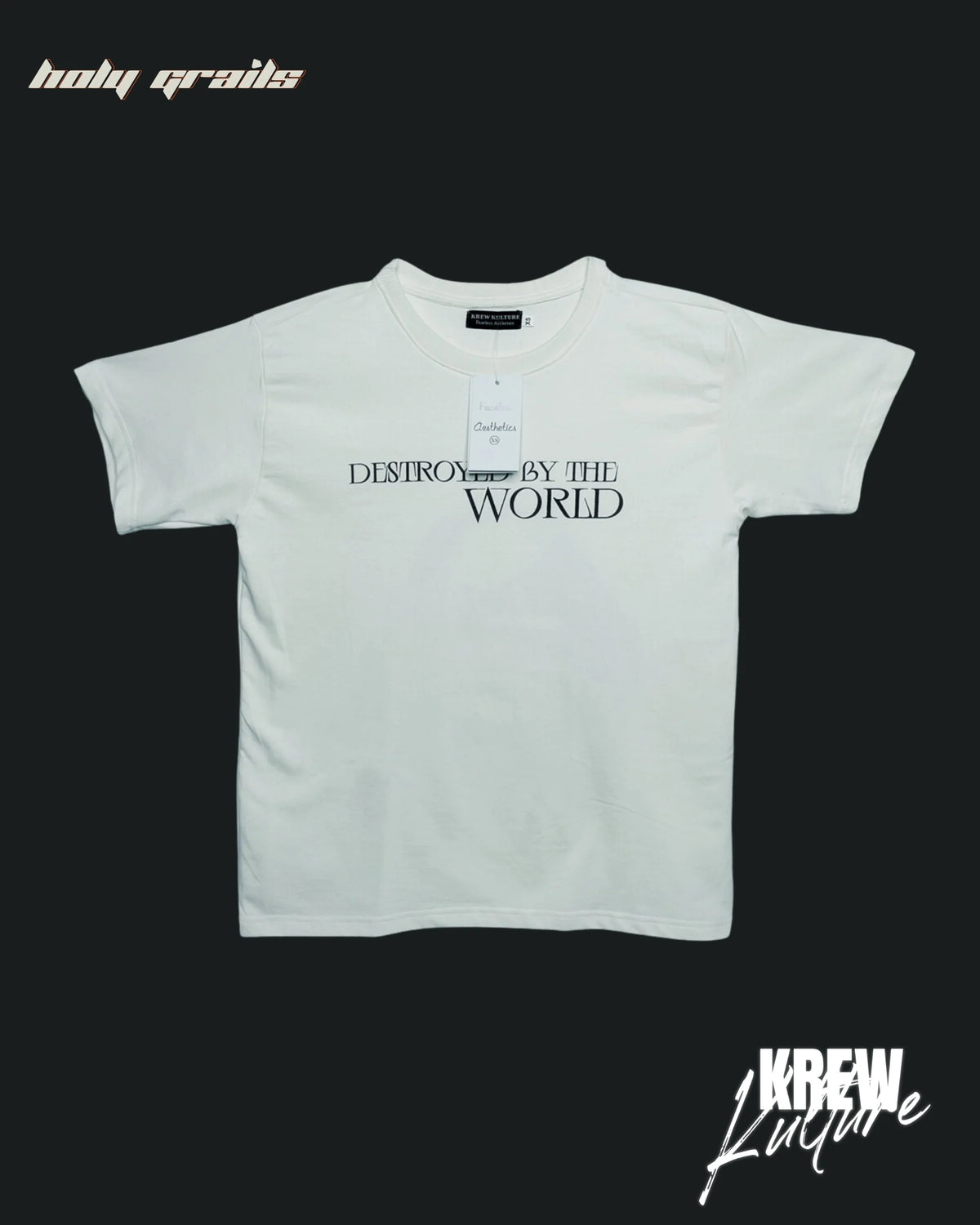 Destroyed By The World T Shirt HG x Krewe Kulturr