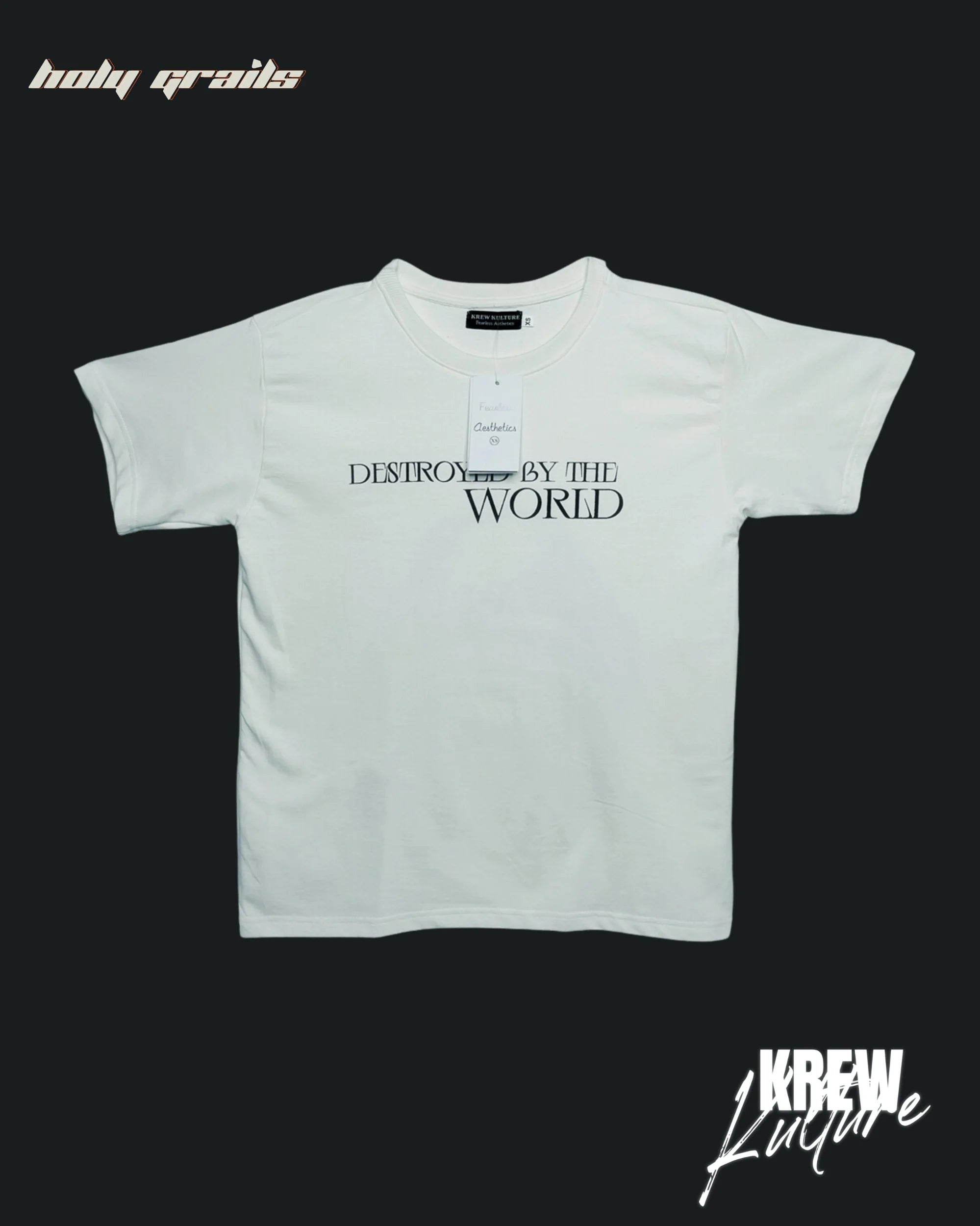 Destroyed By The World T Shirt HG x Krewe Kulturr