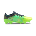 PUMA Ultra 13 FG AG Firm Soccer Shoes Green Glare Elektro Aqua Spellbound