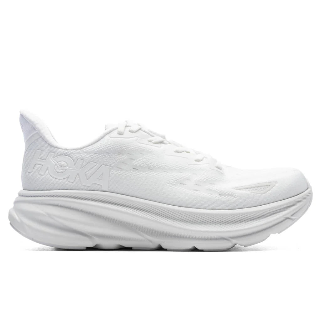 Womens Clifton 9 White White
