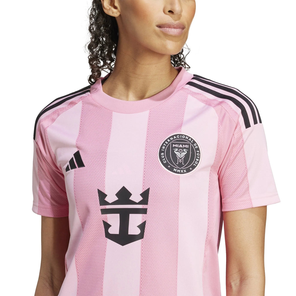 adidas Womens Inter Miami CF Messi Home Jersey 25 26 Pink