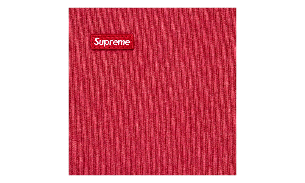 Small Box Zip Up Hooded Sweatshirt "SS26 - dark red" SU27351