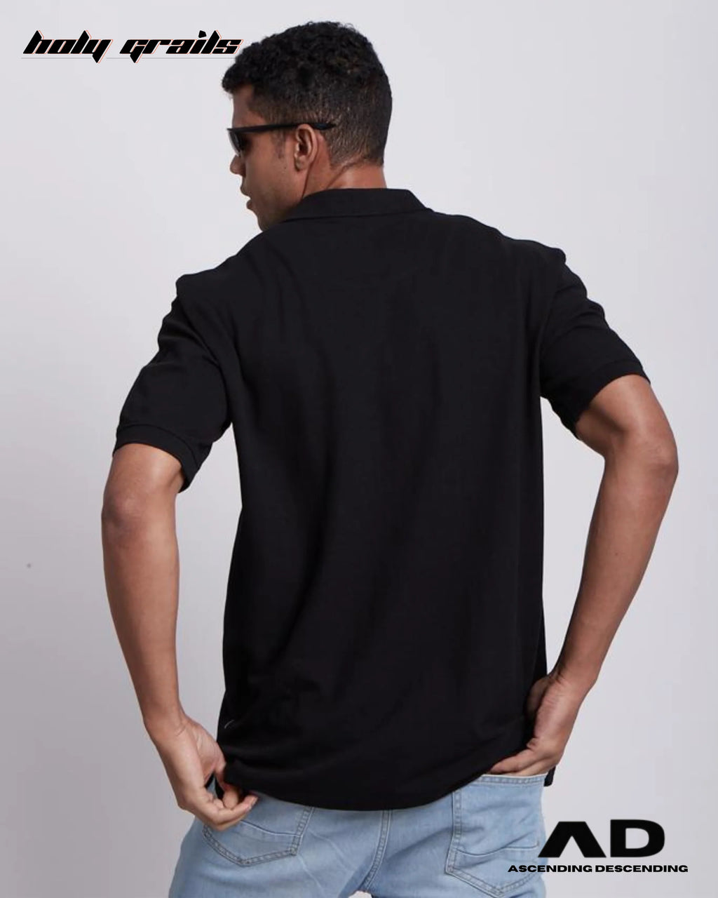 The Polo Black T Shirt HG x Ascending Descending