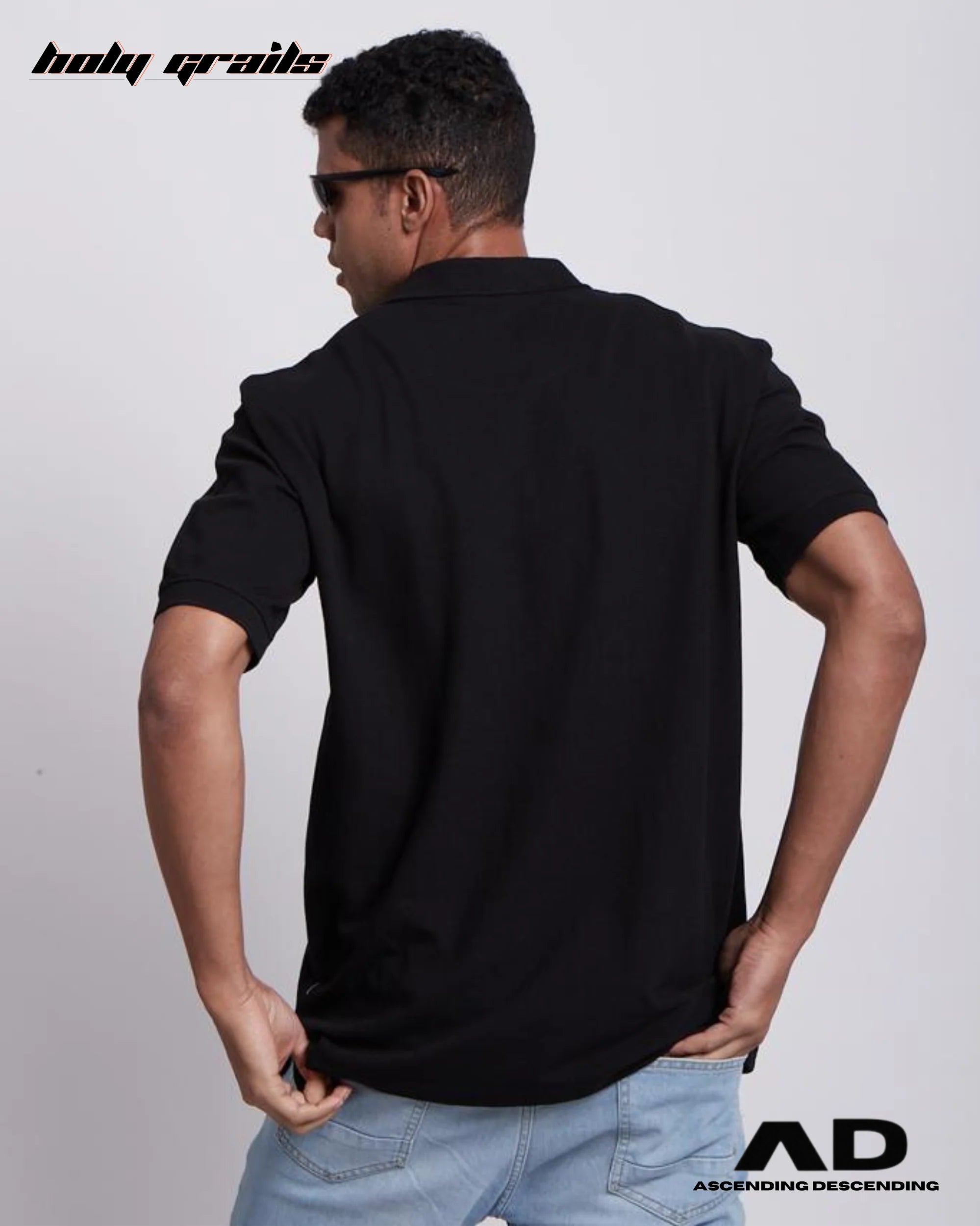 The Polo Black T Shirt HG x Ascending Descending