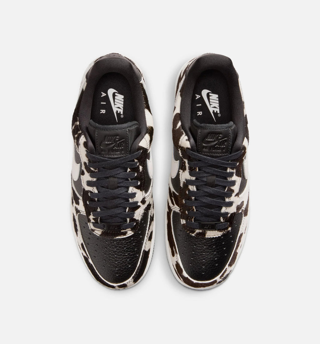 Air Force 1 Low Cow Print Womens Lifestyle Shoe Black Phantom Black