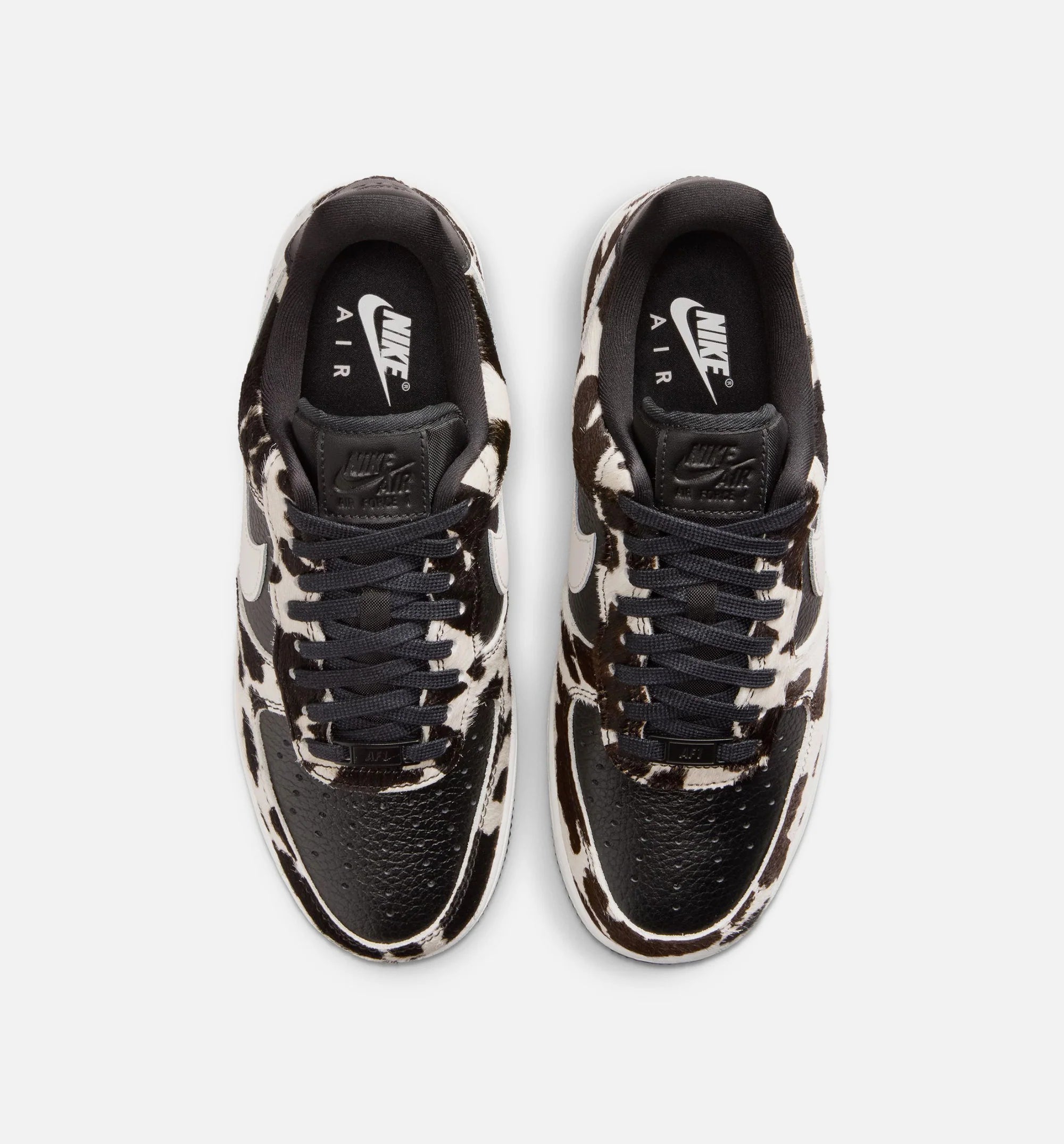 Air Force 1 Low Cow Print Womens Lifestyle Shoe Black Phantom Black