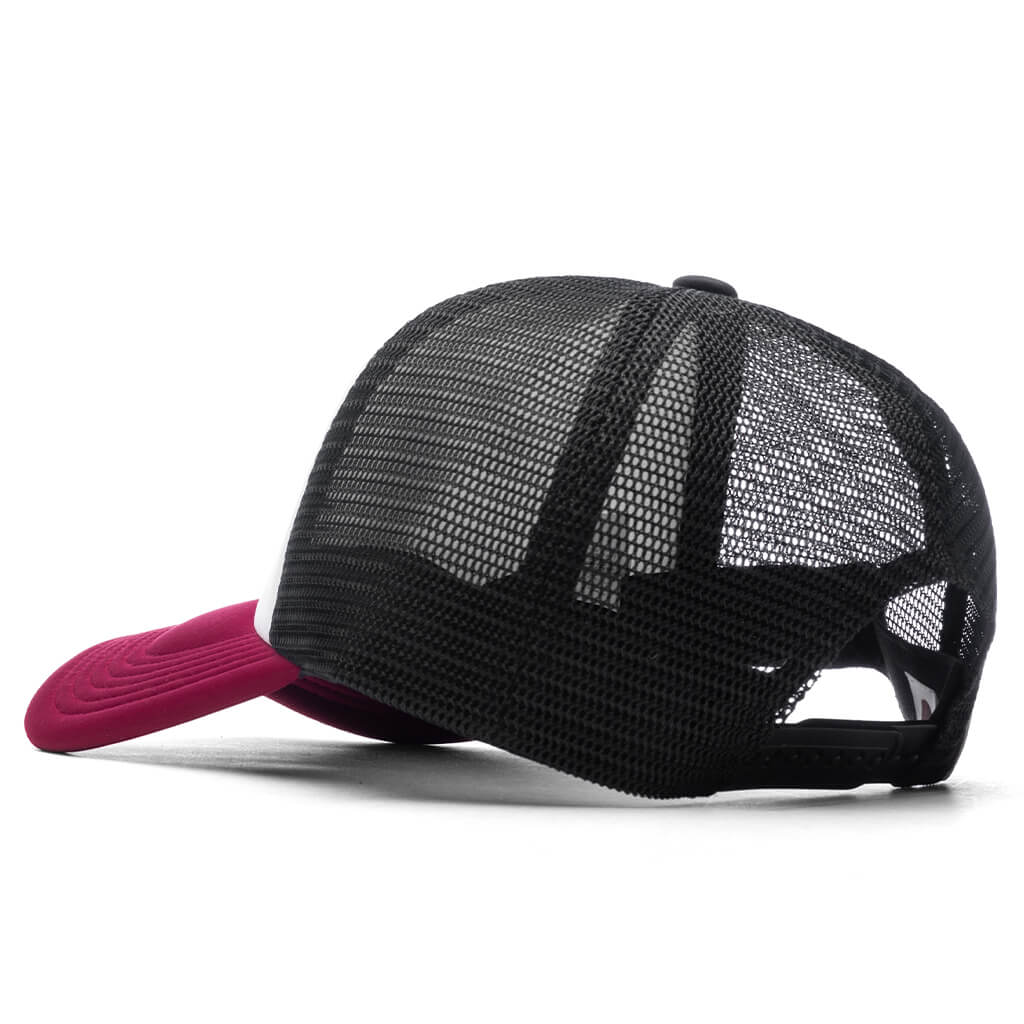 College Mesh Cap Burgundy