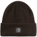 Polar Skate Co Double Fold Merino Beanie Brown