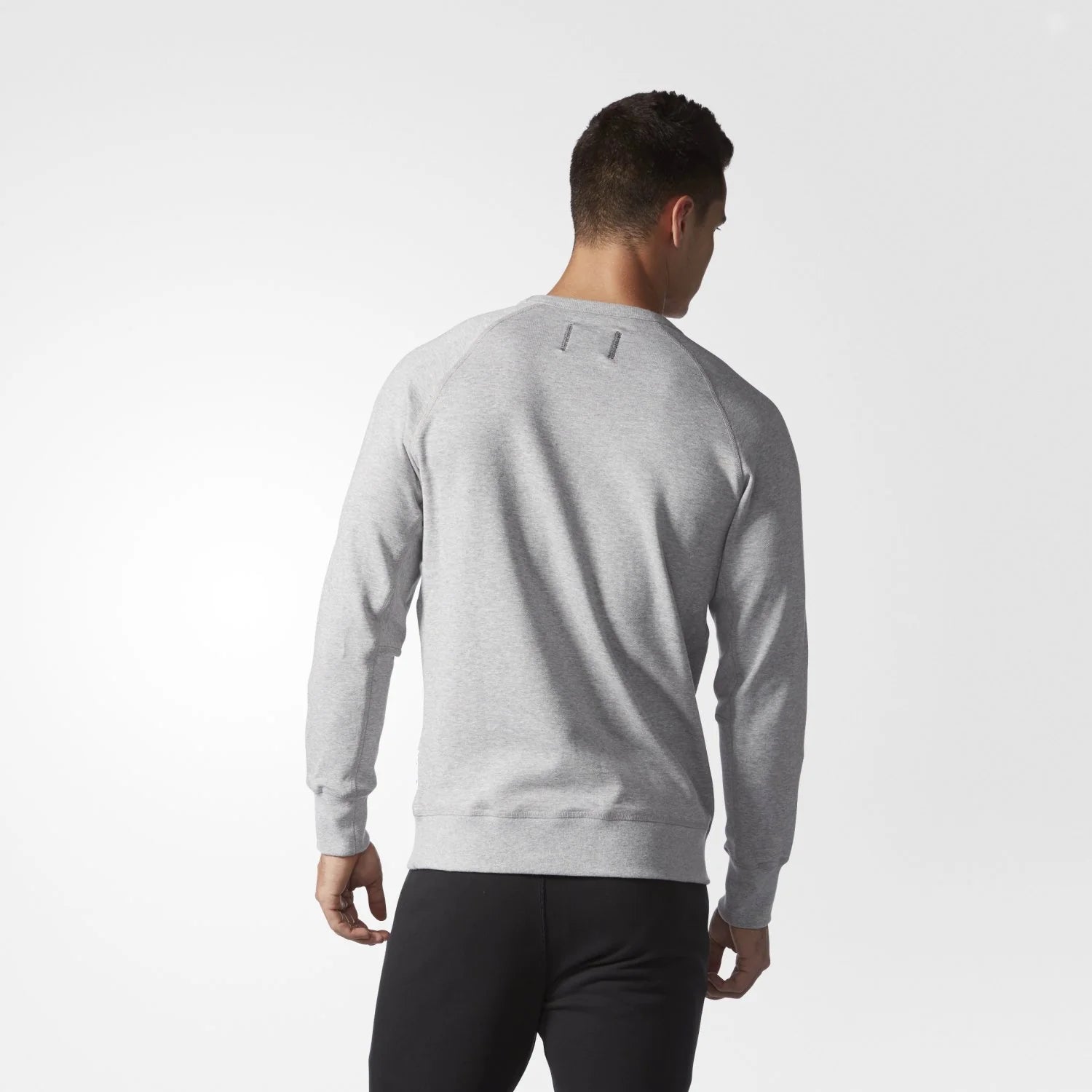 Reigning Champ X adidas French Terry Crew Long Sleeve Mens Grey