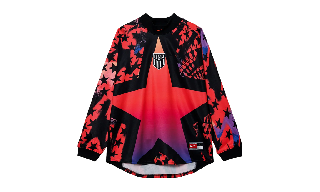 USMNT Authentic Goalkeeper Football T-Shirt "Black / Bright Crimson" IO0786 010