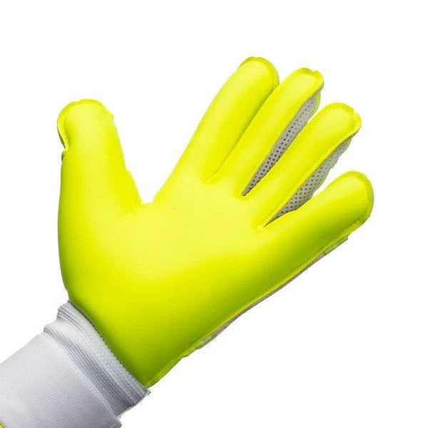 PUMA Evospeed 14 Goalkeeper Gloves Safety Yellow Atomic Blue