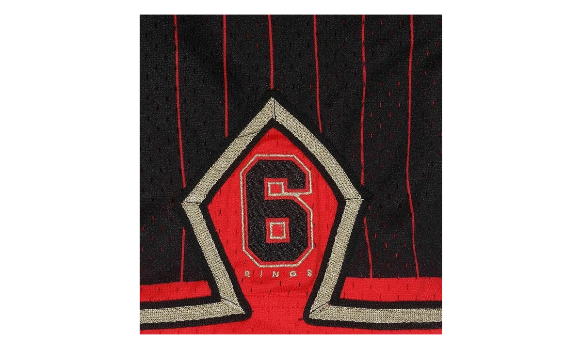 NBA 6 Rings Batting Practice Jersey "Chicago Bulls - Black" MSPOBLCK CBUBA180651