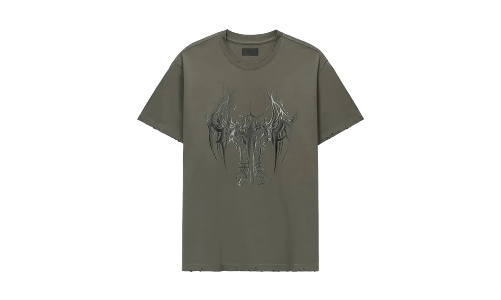 Colin Oversized Short Sleeve Tee "Olive Cyber Sigilism" MLFQK911 T1322OCSIG