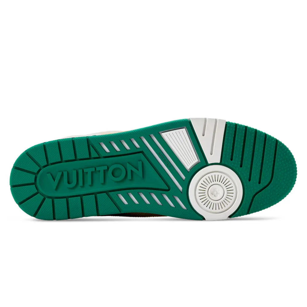 LV Trainer Green Canvas