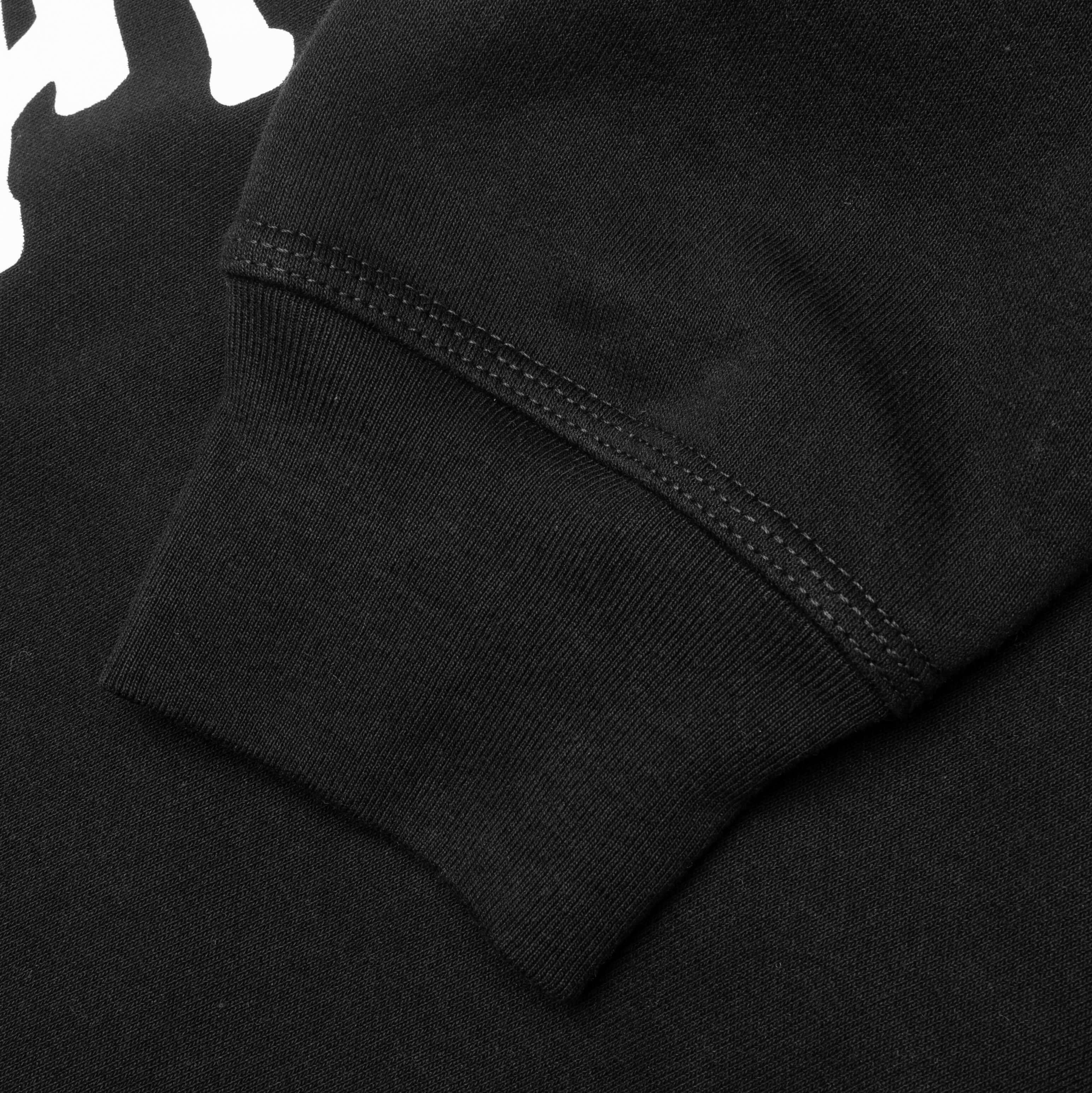 Basic Zip Hoodie Black