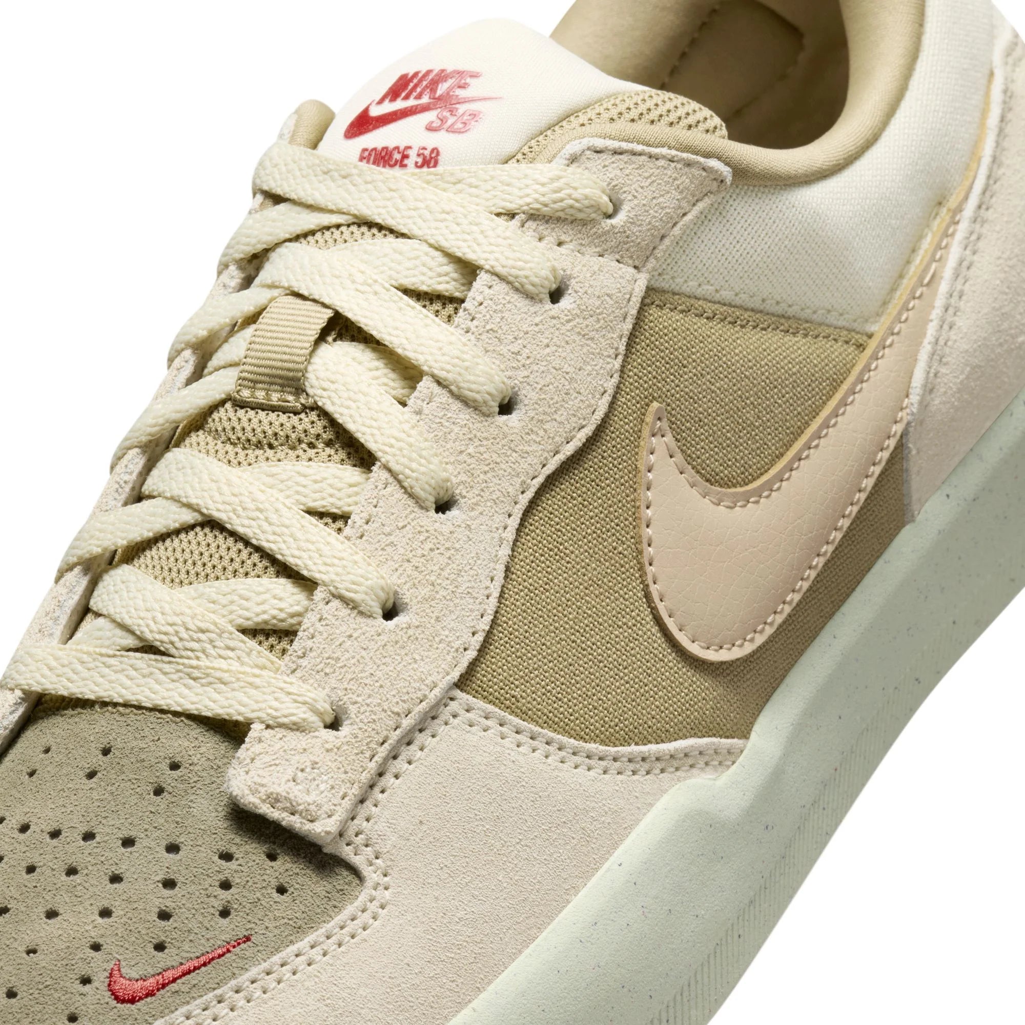Nike SB Force 58 Coconut Milk linen neutral Olive