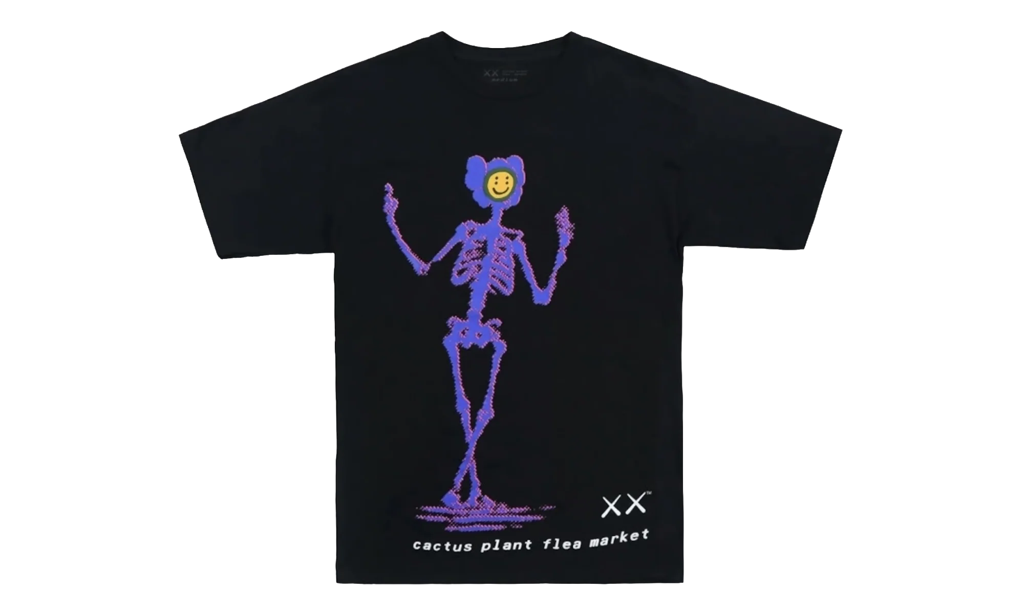Kaws X Cactus Plant Flea Market Tee "Black" 2274 1FW210103XKS BLAC