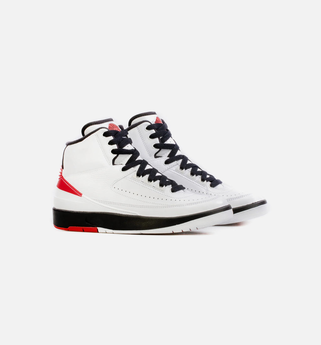Air Jordan 2 Retro Chicago Grade School Lifestyle Shoe White Red