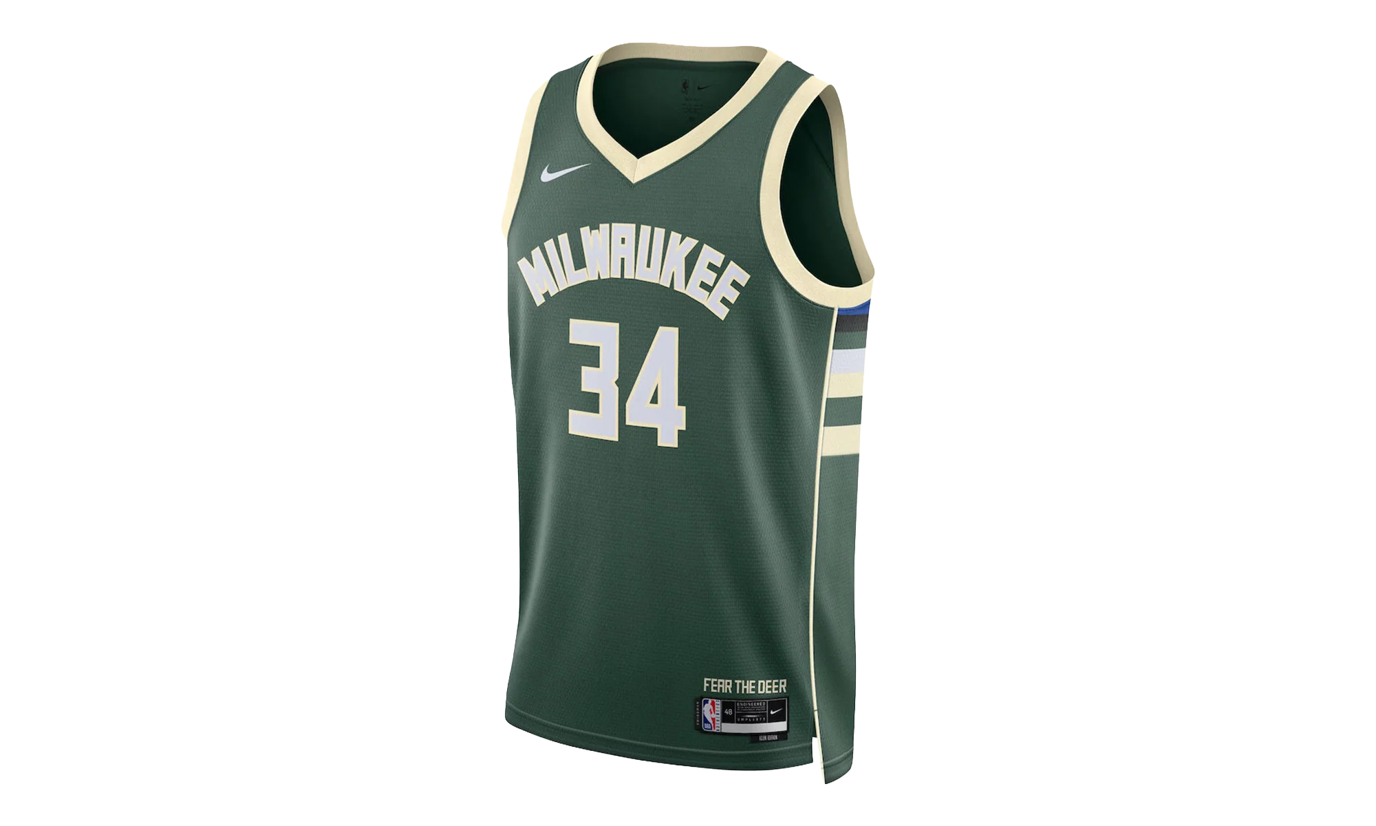 Milwaukee Bucks Icon Edition Dri-FIT NBA Swingman Jersey "Fir" DN2012 323