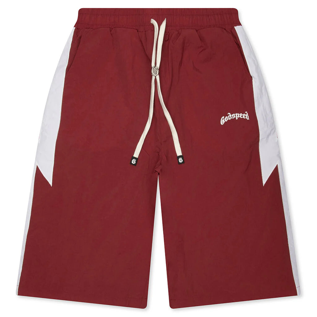 Anvil 3 Quarter Shorts Red