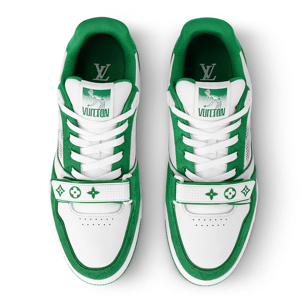 Louis Vuitton LV Trainer Sneaker Green Mesh