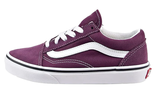 Old Skool GS "Grape Wine / True White" VN0A4BUU8BS