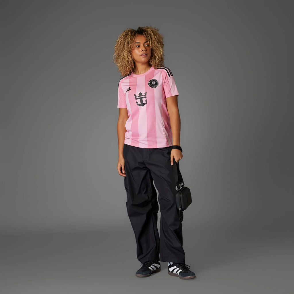 adidas Womens Inter Miami CF Messi Home Jersey 25 26 Pink