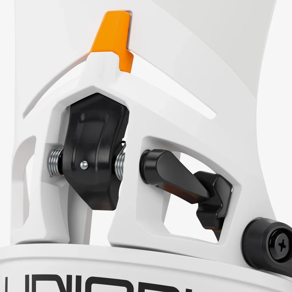 Union Atlas Step On Bindings 2026 White Orange